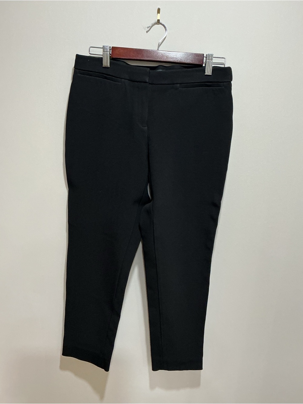 Burberry Prorsum Black Women's Slim Ankle Pants Ponte size 46 euro
